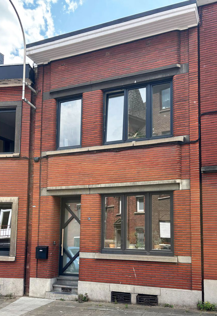 Façade maison unifamiliale Bruxelles